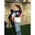 Tiger Hill Youth Texas Flag Fishing Shirt Short Sleeves